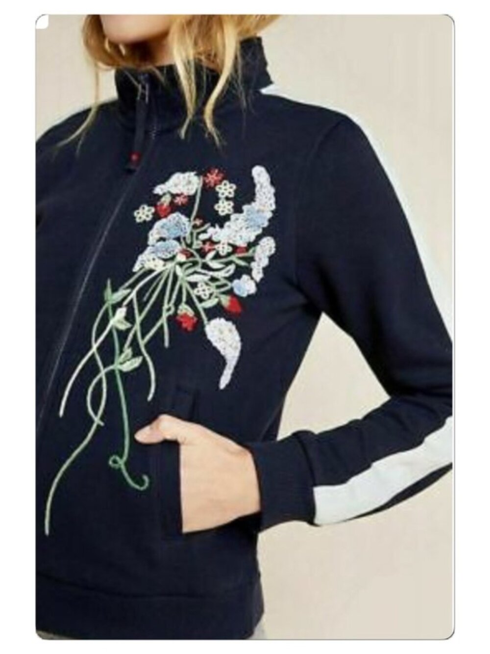 Anthropologie Lizzie Embroidered Jacket - Picture 2 of 9
